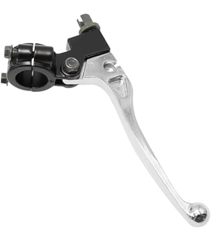 1PZ 7/8" Clutch & Brake Lever Perch Set – Left/Right For Honda XR50 XR70 XR80 XR100 – Black Alloy