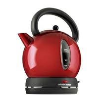 Black & Decker CK1500R Cordless Electric Dome Kettle, Red
