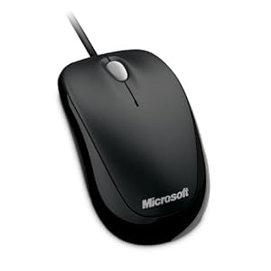 マイクロソフト マウス 有線/USB接続 /小型 ブラック Compact Optical Mouse for Business 4HH-00006