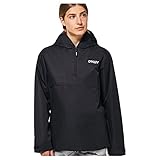 Oakley Women's Holly Anorak Jacket, Blackout, Medium