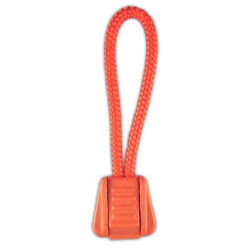 Paracord Planet Zipper Pulls Available in Various Color Combinations – Choose from 5, 10 and 20 Pack Sizes (Neon Orange/Orange, 20 Pack)