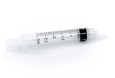 Amazon Com Luer Lock Syringes Syringe Only 3 Ml Luer Lock 1 Bx 100 Ea Industrial Scientific