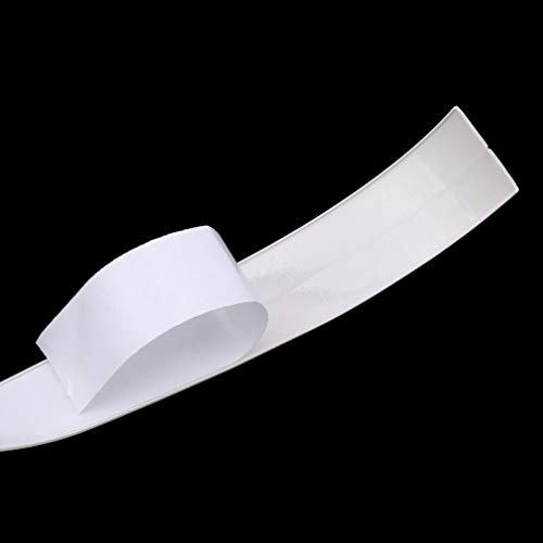 GloryMM Self-Adhesive Wallpaper Shower Toilet Wall Sealant Corner Waterproof Tape Table Edge Floor Vinyl Wall,White