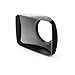 Mennon 58mm 16:9 Wide Angle Video Camera Screw Mount Lens Hood with White Balance Cap, Black