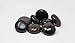 TIR Massage Stone - Set of 8 - Natural Basalt Massage Stones (NOT from China & not cut) - Professional or At Home Use - Size: Medium (2.5 to 3.0 inches)