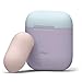 elago Duo Silicone Case Compatible with Apple AirPods Case 1 & 2, Premium Protective Silicone, Supports Wireless Charging, 2 Caps + 1 Body [ Pastel Blue, Lovely Pink + Lavender ]