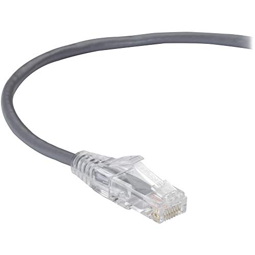 7Ft Gray Cat6a Slim 28Awg Patch