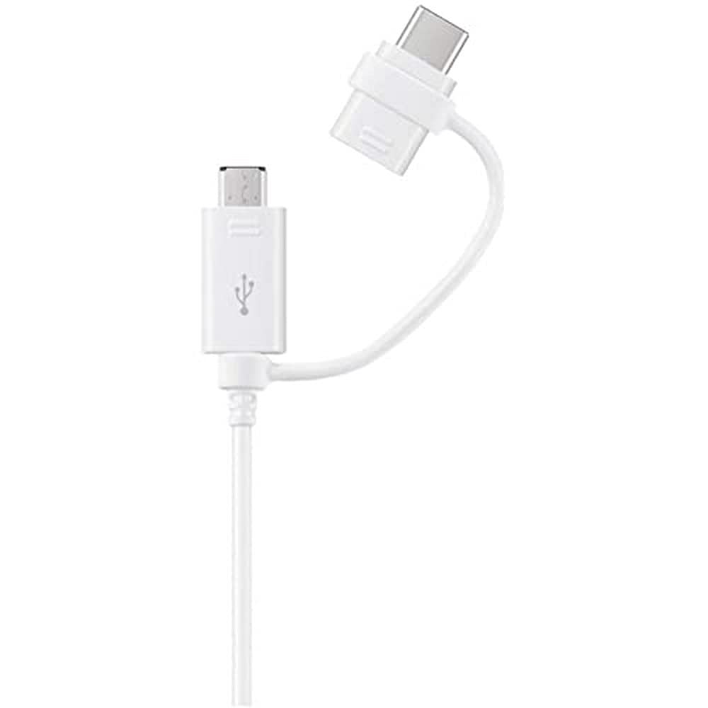 Samsung Original Combo Charge and Sync USB-C/Micro USB Cable - White