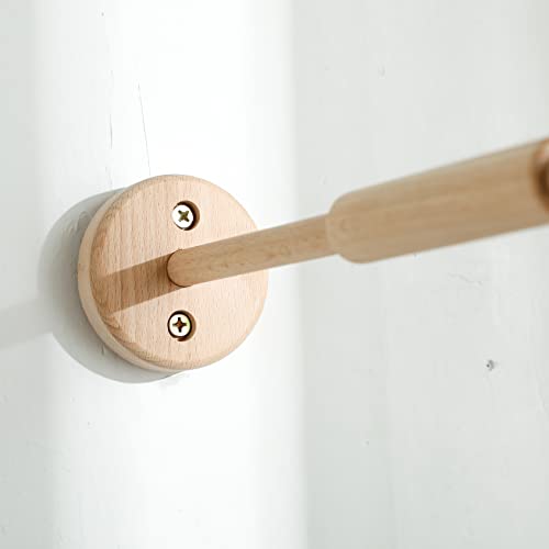 Crib Mobile Arm HBM Wall Mounted Wooden Mobile Arm for Crib Baby Mobile Hanger Beech Mobile