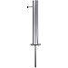 Flagpole-To-Go Ground Mount for Portable Flagpole, Silver, Small