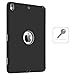 BENTOBEN Case for iPad Pro 10.5 2017 / iPad Air (3rd Generation) 10.5 inch 2019, 3 in 1 Heavy Duty Shockproof Rugged High Impact Resistant Hybrid Hard PC Soft Silicone Full Body Protective Case, Black