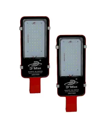 Happy Selling 50 Watt Waterproof Red body Led Street Light for Outdoor Purposes (White, Pack of 2)