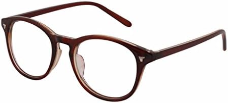 Myopia Glasses Fashion Shortsighted Distance Glasses for Men Women Students -4.00 Brown Frame ***Please Kindly Note These are not Reading Glasses***