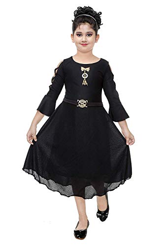 DIGIMARTS Girl's A-Line Midi Dress 1 DIGIMARTS Girl's A-Line Midi Dress