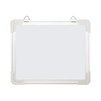 Small Dry Erase Board, OUSL 12" x 10" Magnetic Whiteboard Hanging Double-Sided Mini White Board