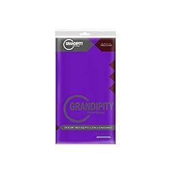 Purple 1 Pack Premium Disposable Plastic Tablecloth