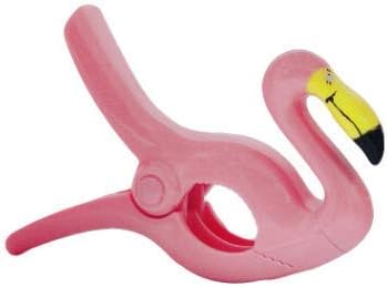 Hometti Towel Clips Beach Pool Lounge Chair Holder Clothes Quilt Blanket Hanging Clip Size 149cm (Flamingo Style)