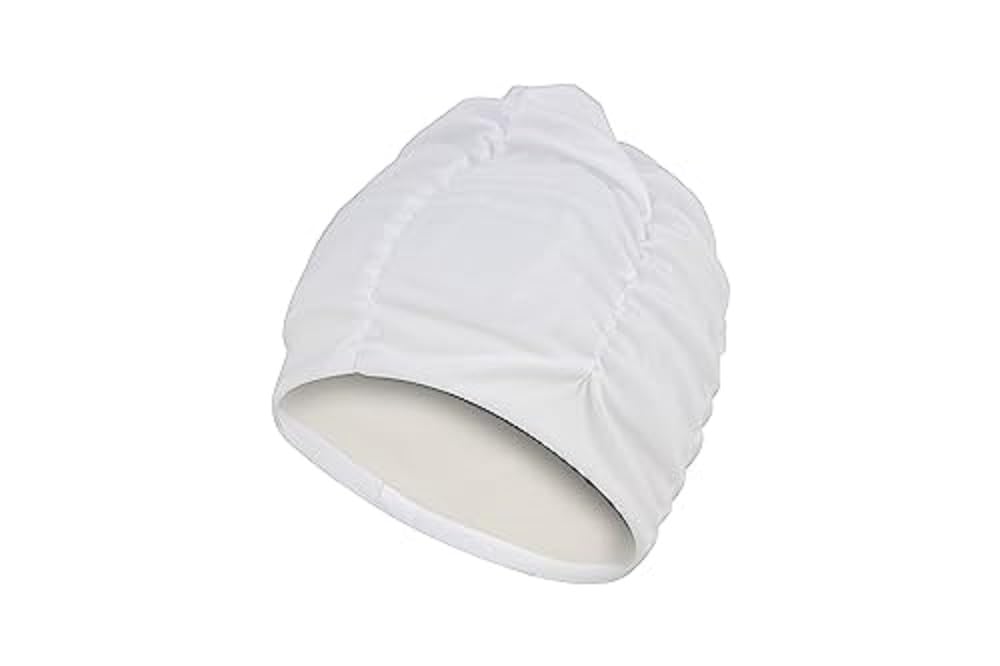 Fashy Women's Fabric Polyester Lined Swim Turban - White