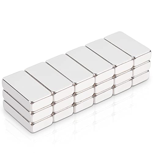Small Yellow Rectangular Magnets MAGXCENE Rare Earth Bar Magnets, Small Rectangular Industrial Magnets ...