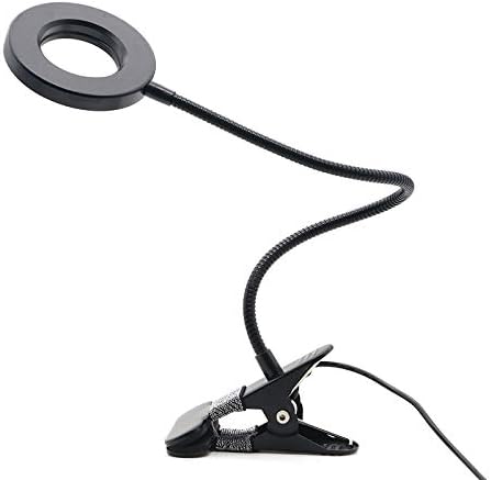SECO FX11 USB LED Dimmable Desk Lamp with Clamp, Perfect for Home/Office, Flexible, 3 Light Modes, 5W - Black - Image 4