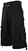 Mens Premium Cargo Shorts with Belt (8 Pockets 32-44 Size) (36, Black)