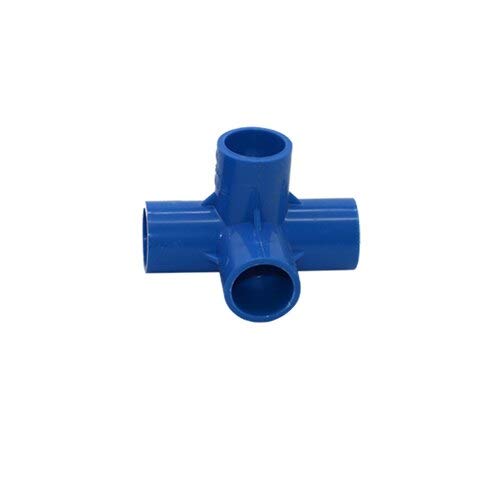 BIG-DEAL Garden Tool,_1Pc PVC Pipe Connectors Inner Diameter 32mm Three-Way Four-Way Five-Way Home Garden Irrigation Water Tube DIY Fittings - ( Diameter:32mm; Color:Four Way )