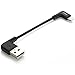 Zeskit MFi Certified Right Angle Lightning to USB Cable for CarPlay, Headphones Amplifier or DAC, DJI and More Compatible with iPhone iPod iPad iWatch Charging and Syncing (13cm / 5 inches)