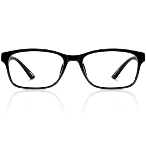 ZENNI Black Rectangle Blue Light Glasses Blue Light Blocking Glasses