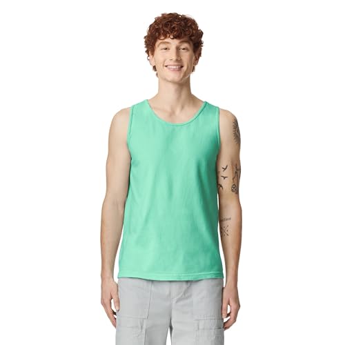 Comfort Colors Tank Top, Style G9360 Camiseta, Island Reef, XXL para Hombre