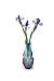 MODGY Expandable Flower Vase Plastic Decorative Modern Vases for Flowers Centerpieces Dining Table Decor Living Room Bathroom Wedding Office, Love Noir