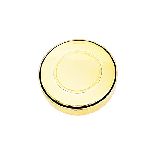 Cigar Humidifier, Anync Cigar Humidor Humidifier with 3M Magic Patch for Cigars Humidor, Round and PVC Material, Gold Tone - Thumbnail 3