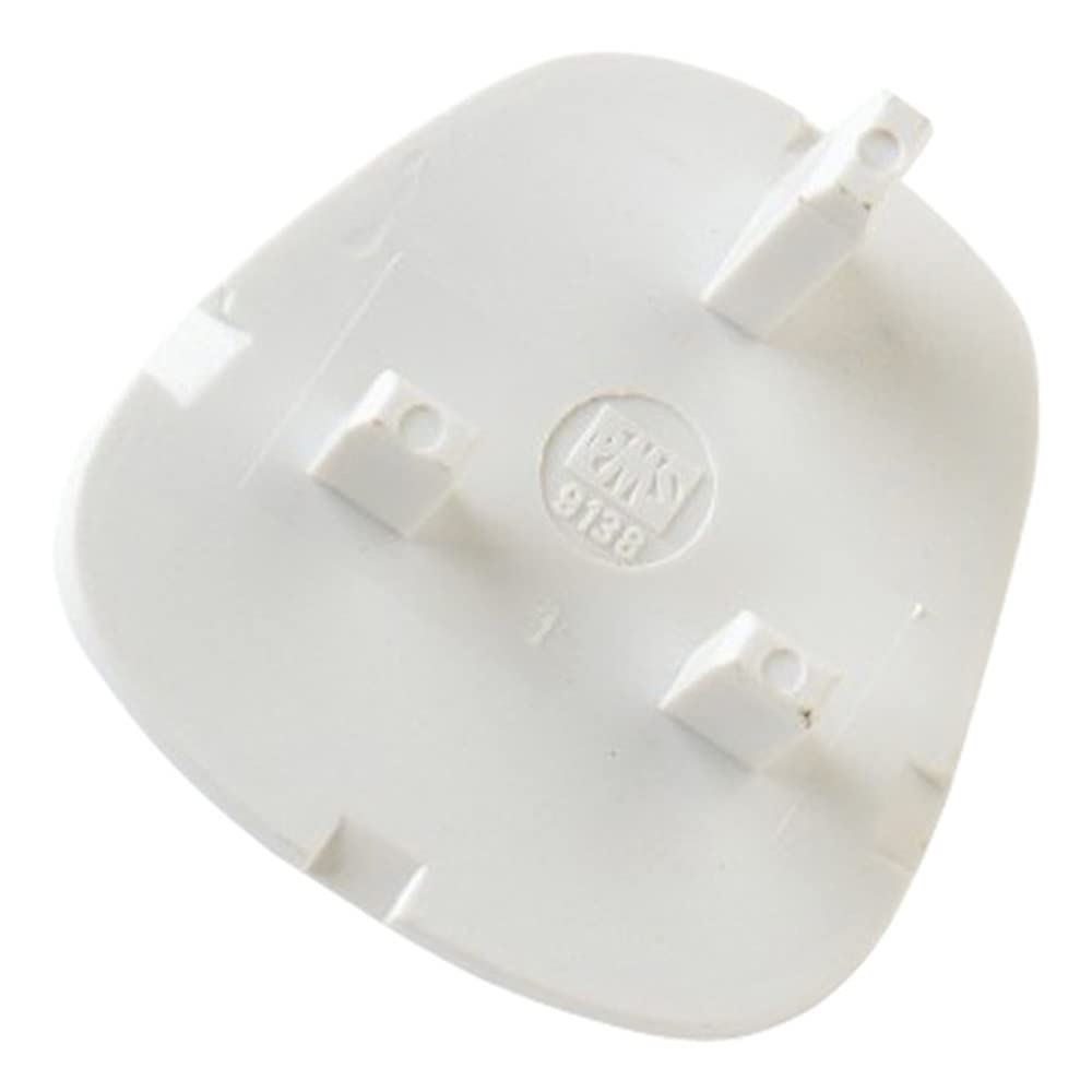 Merriway BH06441 (20 Pcs) Socket 13 Amp Safety Blanking Plug White - Pack of 20 Pieces