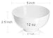 DOWAN 12OZ Porcelain Bowls - 8 Packs, White