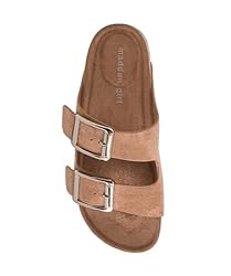 Madden Girl Women's Bodiee Slide Sandal, Sand