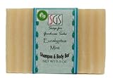 Soap for Goodness Sake Eucalyptus Mint Shampoo Bar and Body Bar, 5.5-ounces