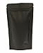 Matte Black 4” X 6 ¾” Aluminum Foil Stand Up Zipper Pouches Smell Leak Proof Food Herb Coffee Storage Bags 2 oz (50)