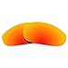 Revant Replacement Lenses Compatible With Oakley Juliet, Polarized, Fire Red MirrorShield