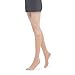 Fytto Women's Compression Socks, Sheer 15-20mmHg Hosiery - Professional Support for Travel, Varicose Veins & Pregnancy, Slip-Resistant, Nude, Medium