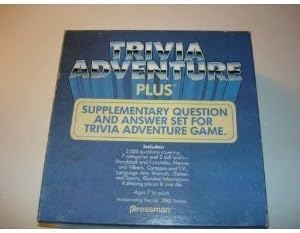 Trivia Adventure Plus: Supplementary Question And Answer Set For Trivia Adventure Game