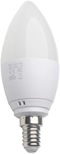 Smart WiFi Bulb E14 Candle Light, Warm White 3000K+RGB Colour LED Light Bulb, APP Remote & Voice Controlled Lamp, Compatible with Alexa, Google Home and IFTTT(4 PCS)