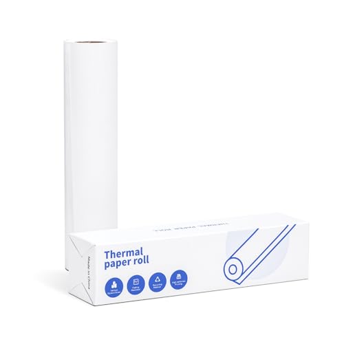 Photo 1 of Itari A4 Thermal Paper for M08F-A4 Portable Printer, Multipurpose Thermal Paper for Picture, Homework, Contract, 8.3" x 590.6" Size per Roll, White