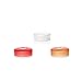 GoTubb 3-Pack, Medium-Clear/Red/Orange