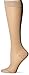 Dr. Scholl's Women's Sheer Moderate Support Socks, Beige, Medium