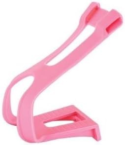 Pake Nylon Bicycle Pedal Toe Clips (Pink)