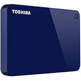 Toshiba Canvio Advance 1TB Portable External Hard Drive USB 3.0, Blue (HDTC910XL3AA)