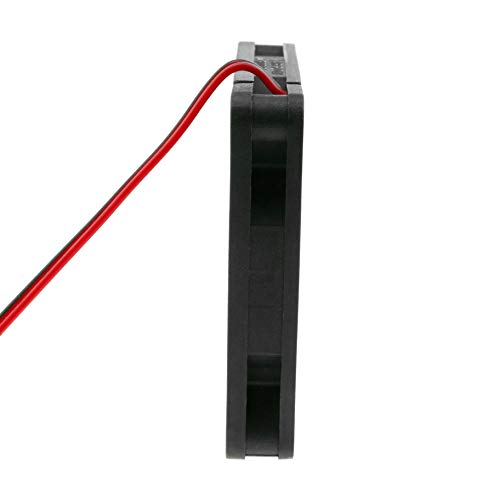 BeMatik-Ventilador-de-chasis-60x60x10-mm-de-12-VDC-para-Caja-de-Ordenador-con-rodamiento-de-Bolas-VL043