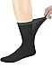 Yomandamor Best Mens Mid-Calf Diabetic Socks With Seamless Toe,6 Pairs L Size(Socks Size:10-13)