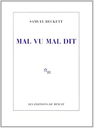Amazon Com Mal Vu Mal Dit Romans French Edition 9782707303301 Beckett Books