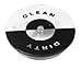 iDesign 25500 Clean & Dirty Suction Dishwasher Indicator Sign - Black/Clear