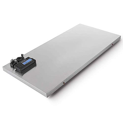 TTLIFE 660LB Digital Livestock Scale Large Pet Vet Scale 43.3" x 21.6" Stainless Steel Platform Electronic Postal Shipping Scale Heavy Duty Large Dog Cat Hog Sheep Goat Pig Sheep Scale (2 Measure)